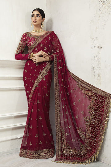 Luxucy Heavy Net Saree Collection -Unstitched (MB-SC05)