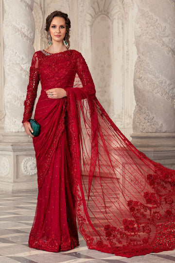 Luxucy Heavy Net Saree Collection -Unstitched (MB-SC02)